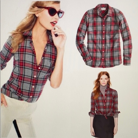 J. Crew Tops - J. Crew women’s boy fit flannel